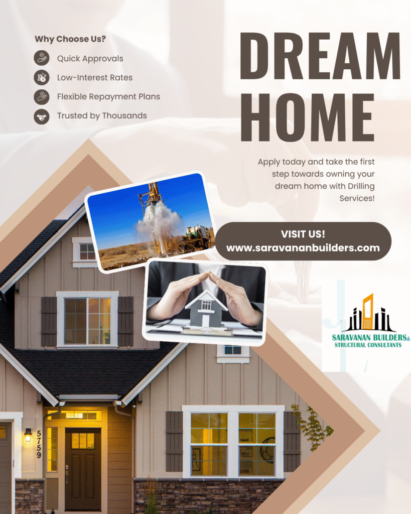 brown and white modern home loan services instagram post